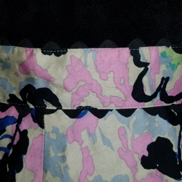 🌟HP🌟🧚‍♀️Anthropologie Anna Sui Pleated Floral Skirt EUC - Picture 6 of 6